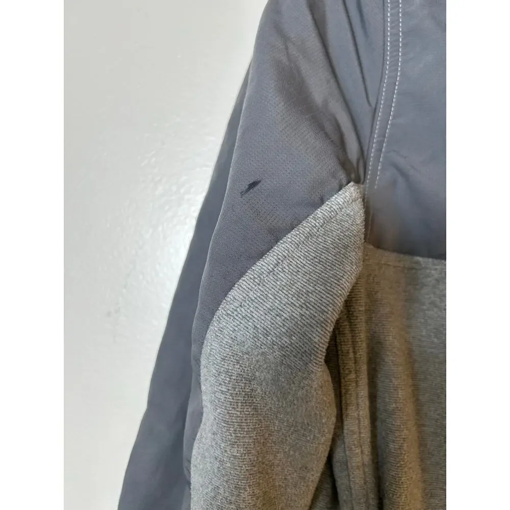 UNDER ARMOUR Unisex Youth Gray Fleece Quarter Zip Jacket / Size: Youth Large